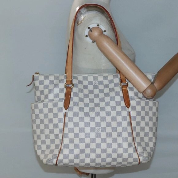 LOUIS VUITTON Damier Azur Totally MM Tote Bag - Picture 14 of 16